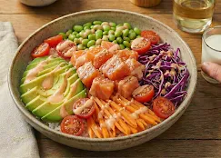 Poke bowl saumon