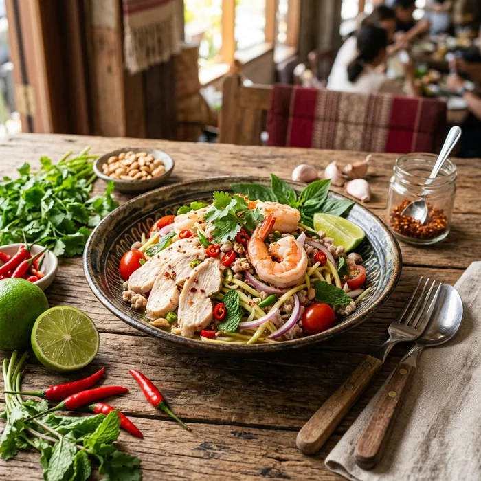 Salade thaïe épicée
